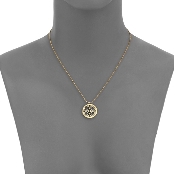 🎁NWT $115 MICHAEL KORS Heritage Monogram Necklace - Picture 6 of 7